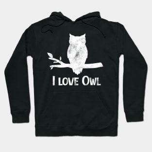 I Love Owl Hoodie